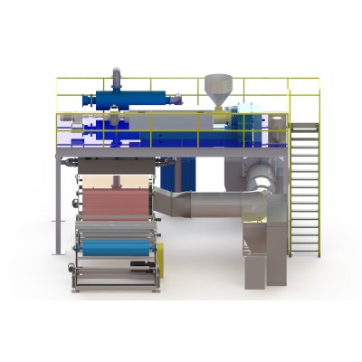 2400mm High Speed Blown Nonwoven Fabric Making Machine with Quick Operation