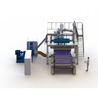 Zero Defect 2400mm PP Melt Blown Nonwoven Fabric Making Machine